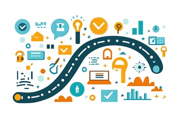 Process Flow Infographic