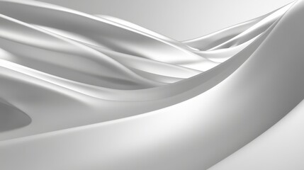 Elegant Abstract White Fabric Design