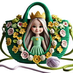 Handcrafted Artisan Bag with Whimsical Flair