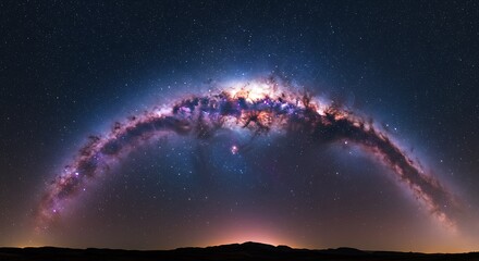 Cosmic Arc: Celestial Embrace