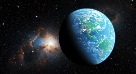 Cosmic Dawn: Earth's Embrace