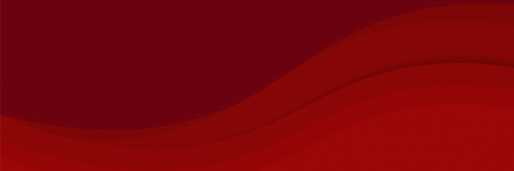 Abstract modern red wave design background. vector