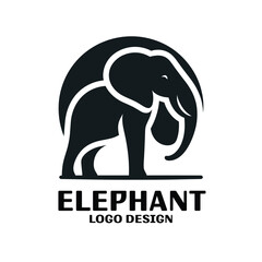 Obraz premium Elephant Vector Logo Design