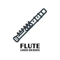  Flute Vector Logo Design
