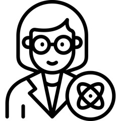female scientist icon