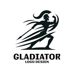 Gladiator Vector Logo Design