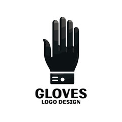 Obraz premium Gloves Vector Logo Design