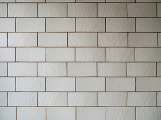 Textured White Brick Wall Background for Design Projects