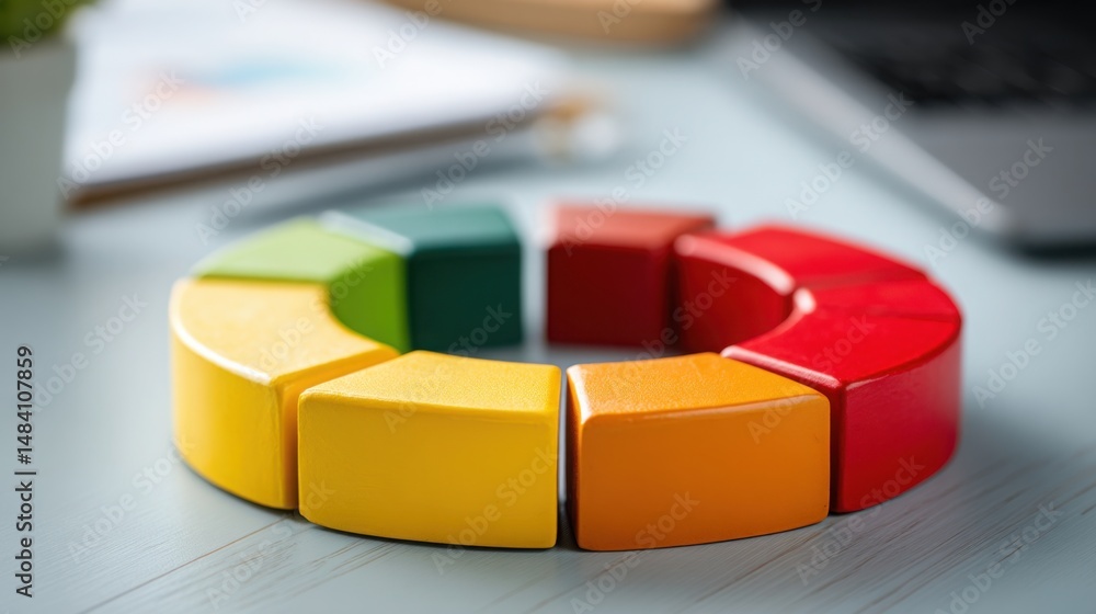 Poster icon concept representing the closing of reporting cycle and finalization of data updates for busine