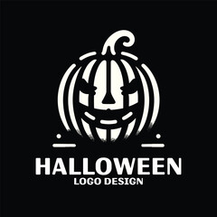 Halloween Vector Logo Design