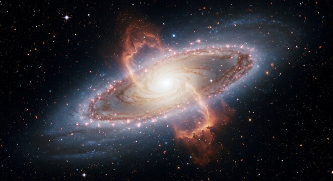 Cosmic Dance: A Galactic Collision