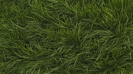 Ultra-detailed top-down texture of natural green grass, sharp macro focus, high-resolution, evenly lit with soft natural light, photorealistic, lush and dense grass blades, realistic color variation