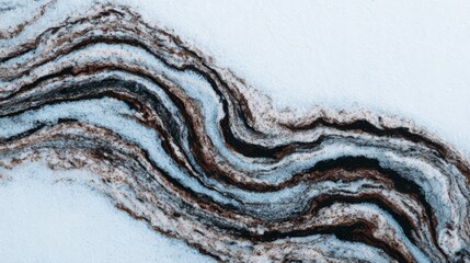 Abstract Swirling Marble Texture  Gray  Brown  White Stone Background