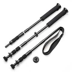 Trekking poles set adjustable length