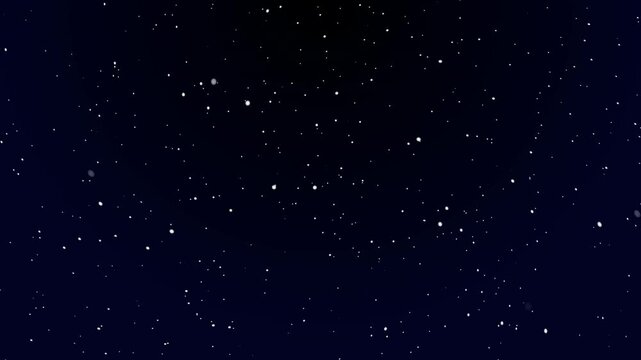black animated background with white particles