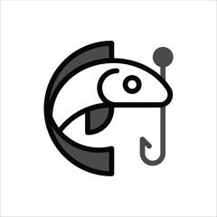 Art & Illustration, fishing icon