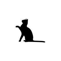 Cat vector logo design