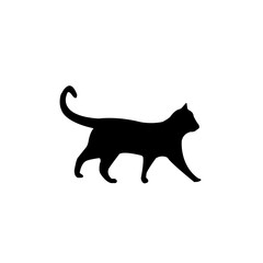 Cat vector logo design