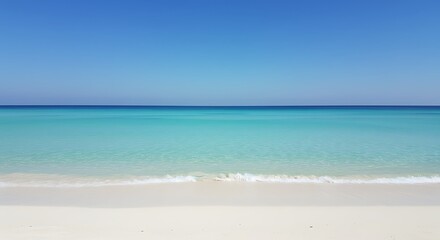 Obraz premium Azure Serenity: Coastal Calm