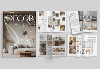 Interior Design Magazine Template