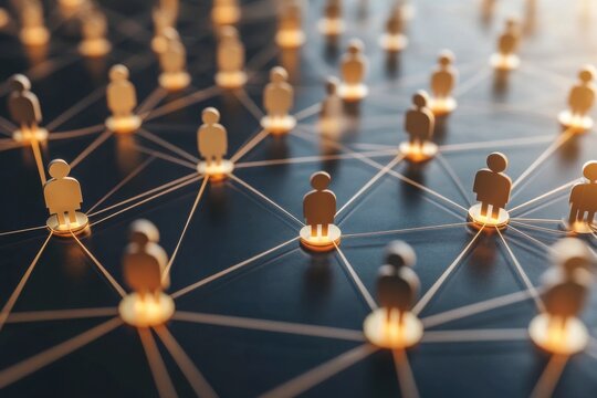 social network connection - Powered by Adobe