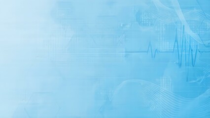 Modern Digital Healthcare Technology Background with Abstract Medical Icons and Futuristic Science Innovation Concepts