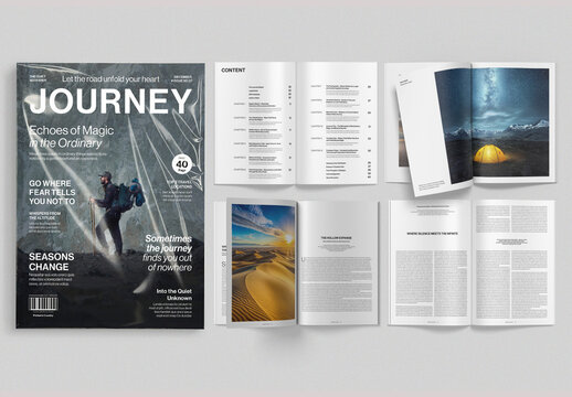 Editorial Magazine Template