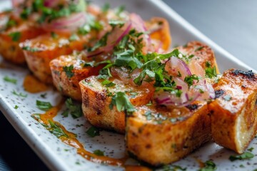 roasted potatoes with vegetables