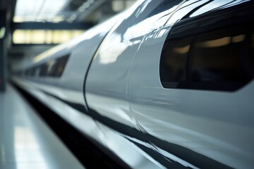 Fototapeta premium high speed rail in station
