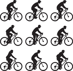 Fototapeta premium Mountain Bike SVG | MTB Trail Riding Cut File | Off-Road Cycling DesignMountain Biking SVG | Adventure Bike Silhouette | Outdoor Cycling ClipartBike Rider SVG | Mountain Trail Cut File | Extreme S