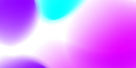 Abstract colorful watercolor blur mesh shape on white background. Gradient aura, grain neon blob with noise effect vector illustration