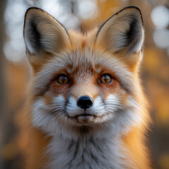 Fototapeta premium Close-up of a red fox.