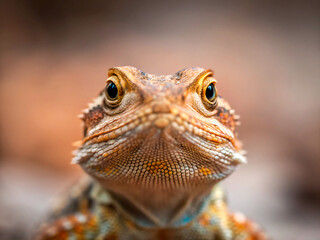 Fototapeta premium bearded dragon lizard. iguana, lizard, reptile, animal, green, dragon, nature, wildlife, eye, wild, animals, zoo, scales, closeup, macro, pet, close-up, portrait, scale, skin, head