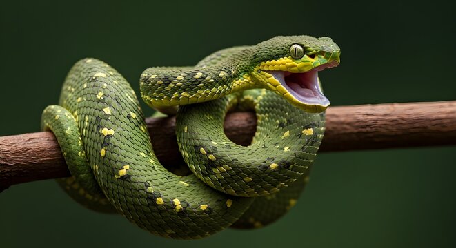 snake on a tree