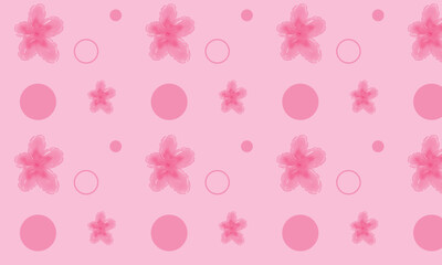 pink flower pattern