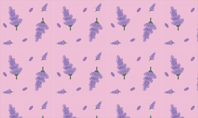 lavender flower pattern