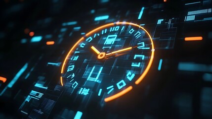 Digital clock interface