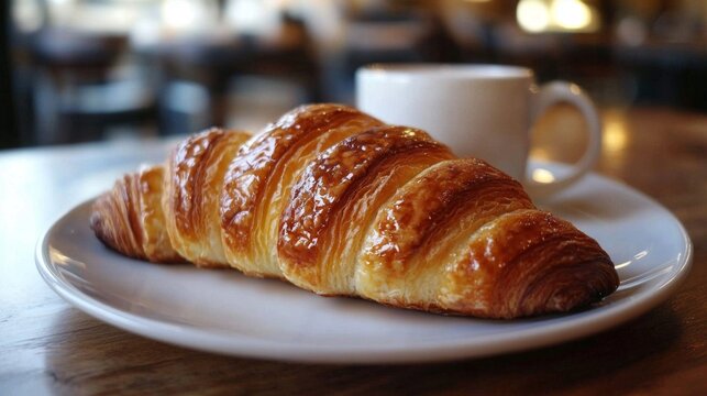 Elevate your breakfast routine with a selection of fresh bakery delights and flavorful beverages.