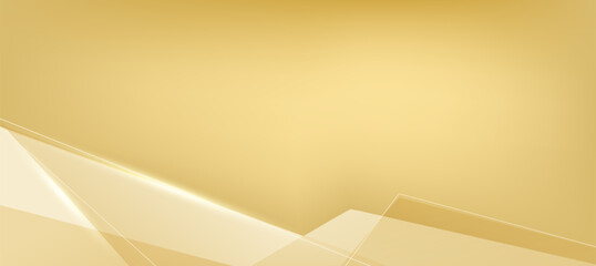 Minimal luxury branding design with polygon diagonal stripe lines and gold gradient