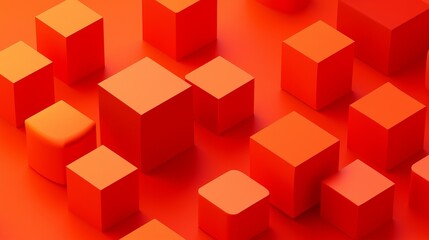 Obraz premium Modern Geometric Abstract 3D Render - Contemporary Graphic Design Background