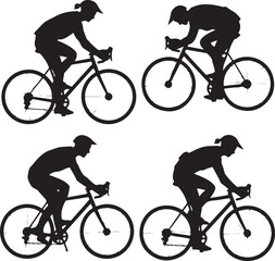 Mountain Biker in Action Silhouette

Off-Road Cycling Adventure Vector

Extreme Downhill MTB Scene

Mountain Bike Rider Jumping Silhouette

Cyclist on Rocky Trail Vector Design