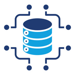data cluster icon
