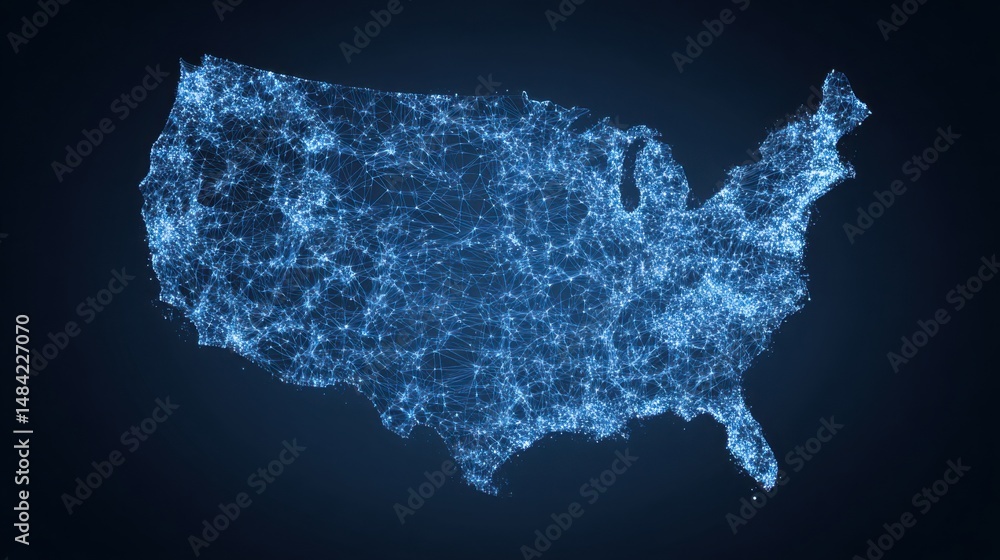 Poster in-depth analysis of the united states focused on ai-regulated minimum social provisioning calculati