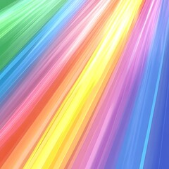 Vibrant rainbow streaks converging to bright light