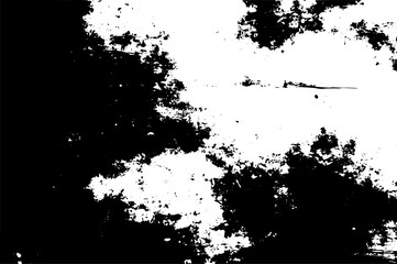 Black and White Grunge Texture with Distressed Ink Splatter Effect