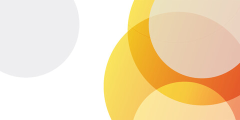 Fresh Orange Circle Gradient Abstract Background Presentation Vector Illustration