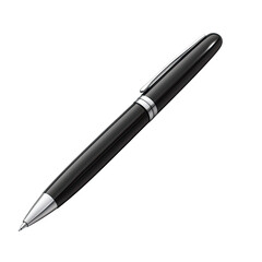 Sleek black ballpoint pen
