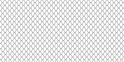 Fototapeta premium Curved net pattern. Seamless design for sportswear or equipment like soccer goals, volleyball nets, basketball hoops, hockey nets, and athletic gear. modern