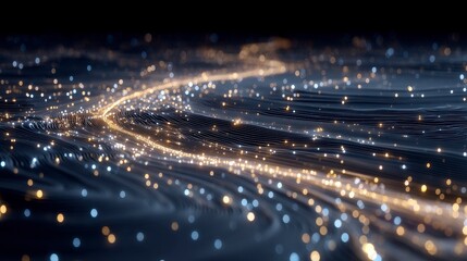 Abstract Network  Global Connections  Digital Flow  Data Stream  Business Expansion