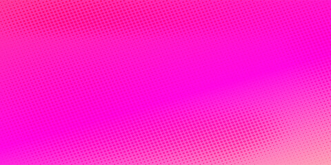 Pink  orange red polka dots gradient halftone background. Pop art cartoon dot texture with comic graphic design, Horizontal abstract pattern wall. vector modern